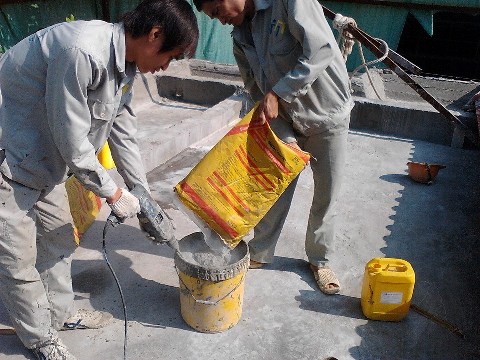 Chống thấm ban công bằng Sika Top Seal 107
