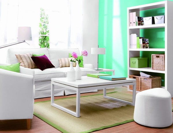 Kết hợp hài hòa giữa màu sơn và nội thất trang trí nhà ở