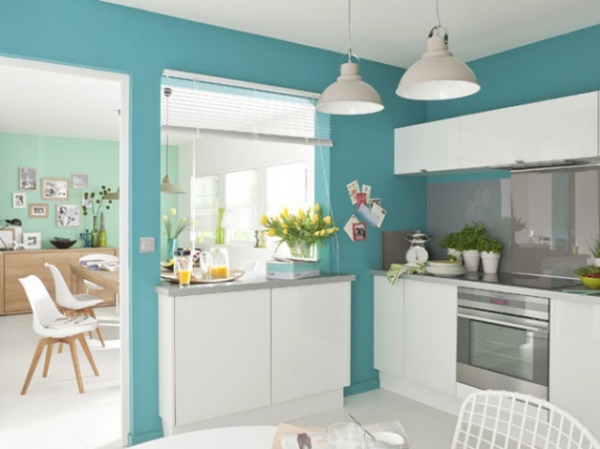 Kết hợp hài hòa giữa màu sơn và nội thất trang trí nhà ở