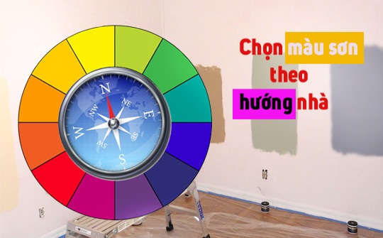 Lựa chọn màu sơn theo hướng nhà