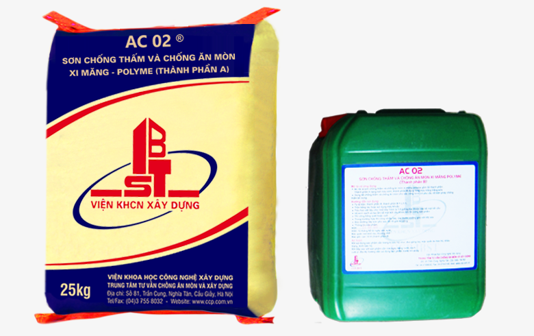 AC 02 - Sơn chống thấm và chống ăn mòn xi măng – polyme