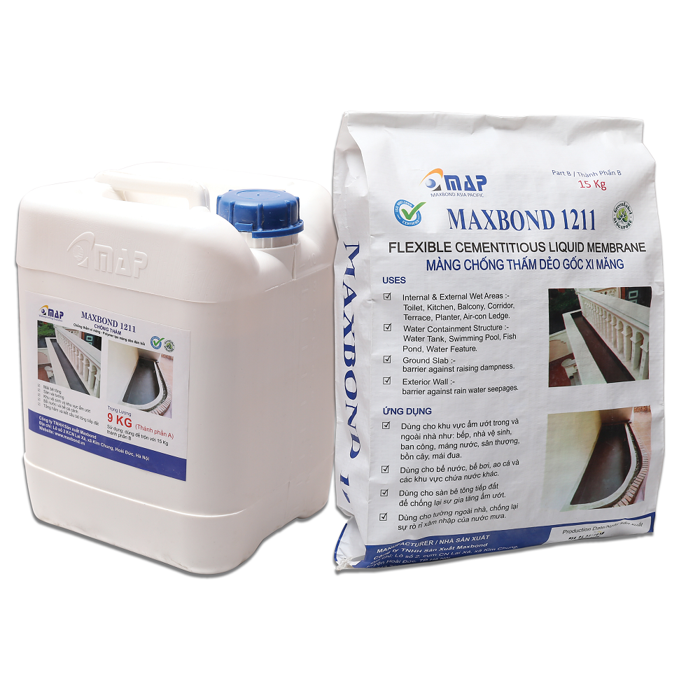 Maxbond 1211 chống thấm gốc xi măng đàn hồi
