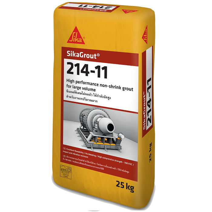 SIKAGROUT 214-11 HS Vữa rót gốc xi măng, không co ngót, đạt cường độ cao sớm